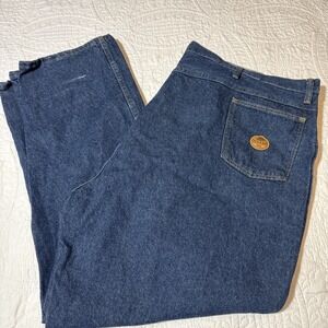 Red Kap Jeans Men's‎ 52x30 Blue Denim Straight Work Wear